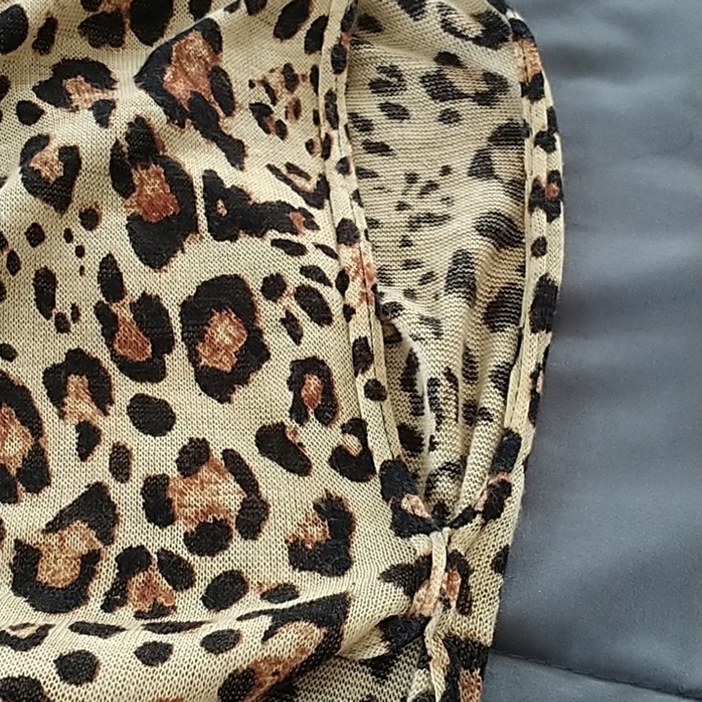 INC International Concept Animal Print Kaftan Beach Cover up OS - Picture 8 of 10